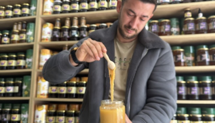 Viral olan ayı, satışları katladı: Balcı dükkanının başköşesine 'bayılan ayı' dekoru yerleşti