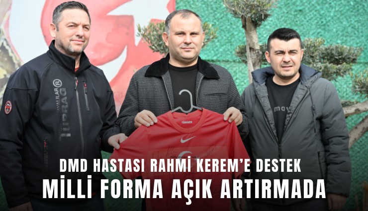 DMD hastası Rahmi Kerem’e destek: Milli forma açık artırmada