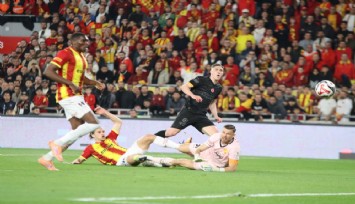 Göztepe, Galatasaray'a direnemedi: 1-3