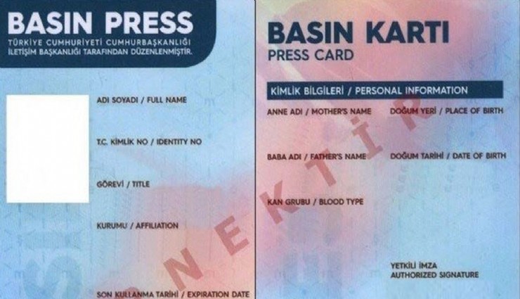 İçişleri'nden yeni düzenleme: Basın kartı kimlik yerine geçecek, ek belge istenmeyecek