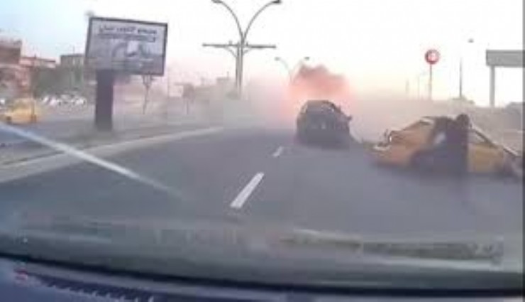 Irak'ta facia gibi kaza: Freni boşalan kamyon 35 aracı ezdi