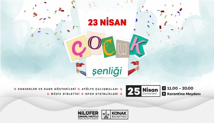 Konak'ta 23 Nisan coşkusu Karantina Meydanı'na taşınıyor