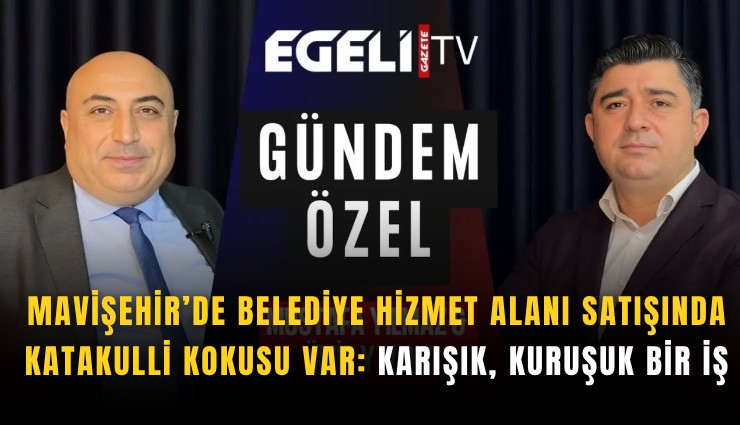 Mavişehir’de belediye hizmet alanı satışında katakulli kokusu var: Karışık, kuruşuk bir iş