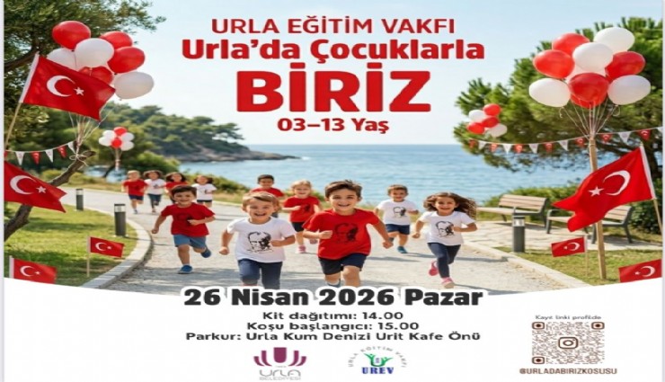 Urla'da çocuklar eğitim için koşuyor: Biriz koşusu 26 Nisan'da!