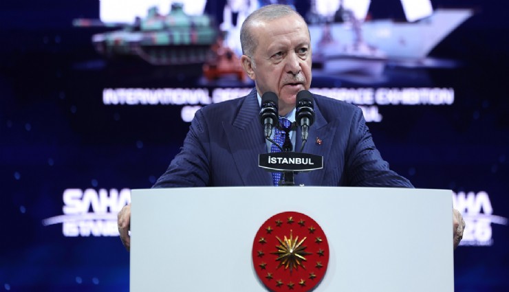 Erdoğan'dan savunma sanayii mesajı: Balıklar ürküyor diyenler bugün fuarı geziyor
