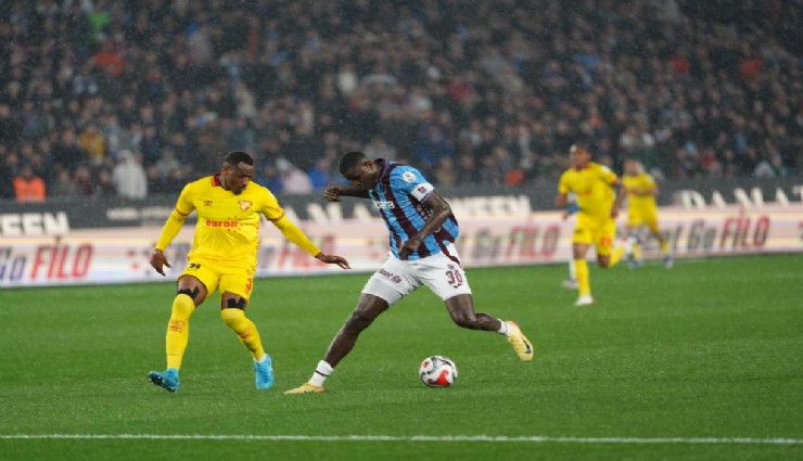 Göztepe Trabzon'da galibiyeti kaçırdı: 1-1