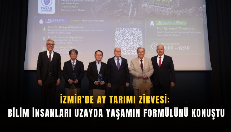 İzmir’de Ay tarımı zirvesi: Bilim insanları uzayda yaşamın formülünü konuştu
