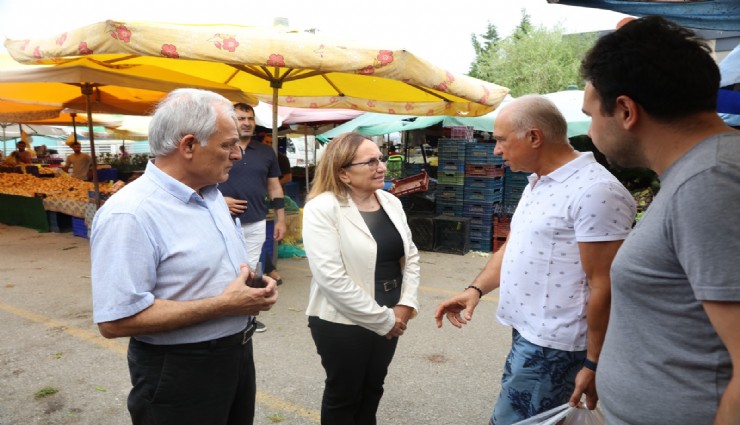 Başkan Akın sahaya indi