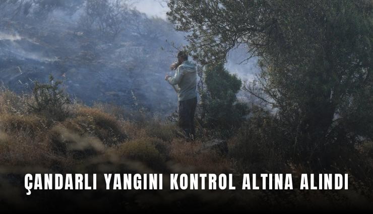 Çandarlı yangını kontrol altına alındı