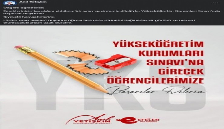 Efeler'de YKS dolayısıyla çöp toplama saatleri değişti
