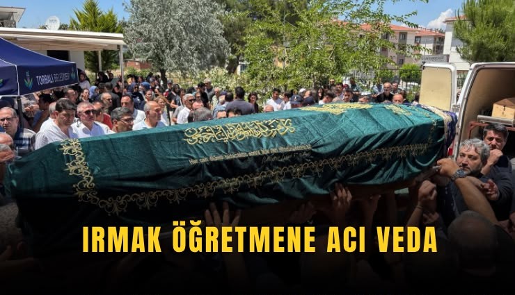 Irmak öğretmene acı veda
