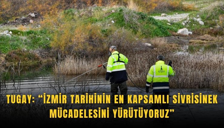 Tugay: İzmir tarihinin en kapsamlı sivrisinek mücadelesini yürütüyoruz