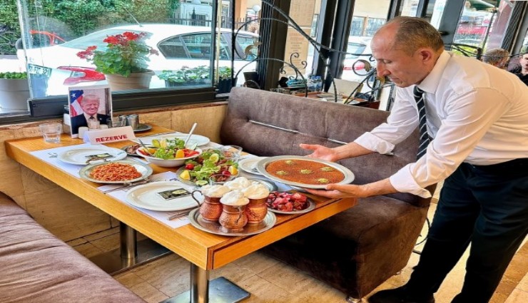 Ankara'da NATO Zirvesi öncesi restoranlarda ABD Başkanı Trump için hazırlık