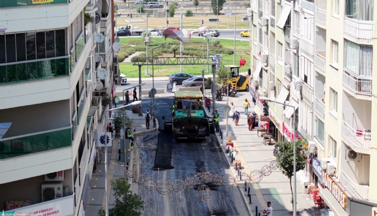 Balçova Ata Caddesi tamamen yenileniyor