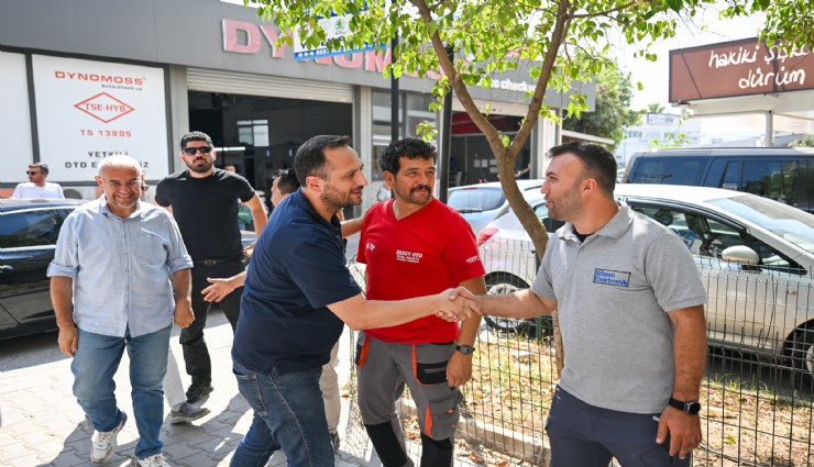 Başkan Eşki, 3. Sanayi Sitesi’nde esnafla buluştu