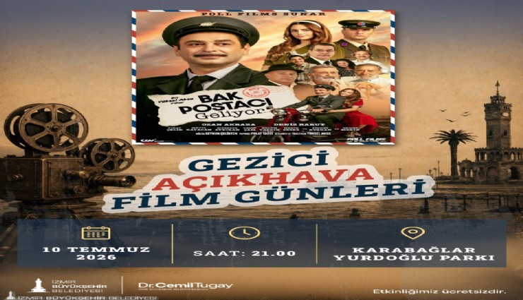 Gezici Açıkhava Film Günleri Karabağlar'da başlıyor
