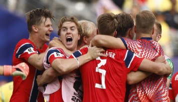 Haaland Brezilya'yı yıktı, Norveç çeyrek finalde
