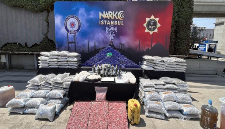 İstanbul'da 1 ton uyuşturucu ele geçirildi