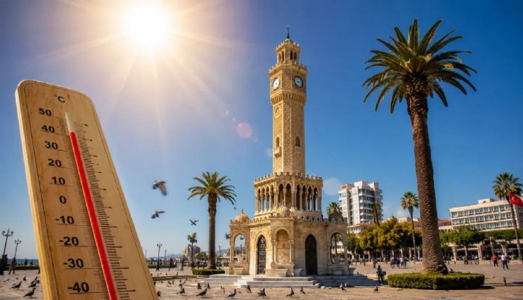 İzmir'de rüzgarlı ama bunaltıcı hafta: Termometreler 37 dereceyi gösterecek