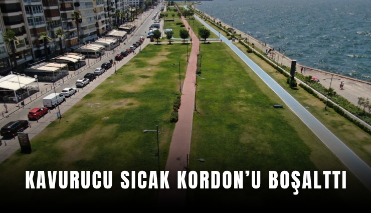 Kavurucu sıcak Kordon’u boşalttı