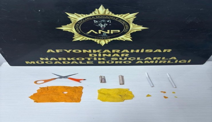 Afyonkarahisar'da uyuşturucu operasyonu: 2 şüpheli yakalandı