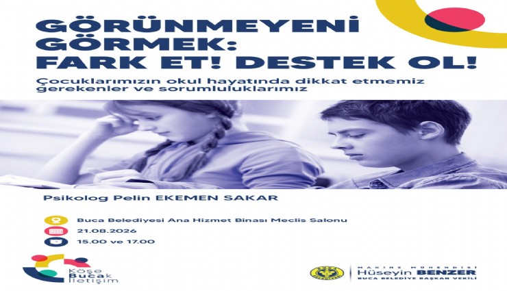 Buca'da çocukların okul yaşamına yönelik farkındalık semineri