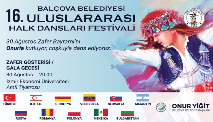 Dünyanın dansları Balçova’da buluşacak
