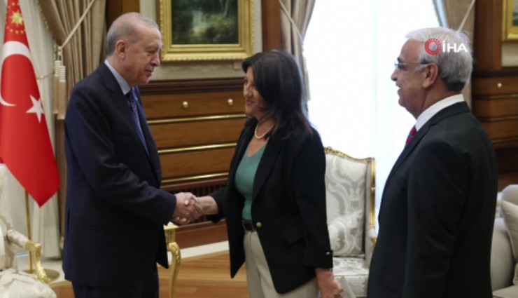 Erdoğan DEM Parti heyetini kabul etti