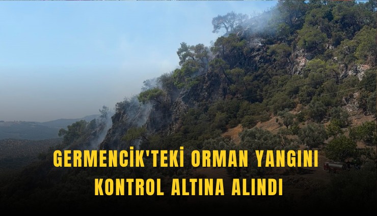 Germencik'teki orman yangını kontrol altına alındı