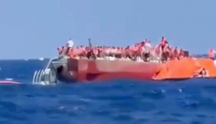 Girne açıklarında can pazarı: 267 kişilik gemi battı, 7 kişi hayatını kaybetti