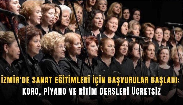 İzmir’de sanat eğitimleri için başvurular başladı