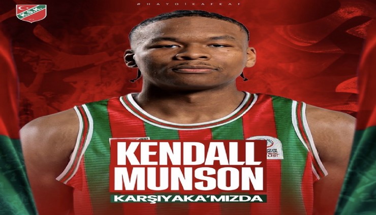 Karşıyaka Basketbol, Kendall Munson'la güçlendi