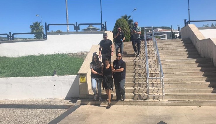 Muğla'da Türk bayrağını yakmaya çalışan kadın tutuklandı