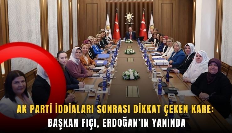 AK Parti iddiaları sonrası dikkat çeken kare: Başkan Fıçı, Erdoğan’ın yanında