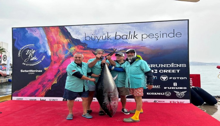 Big Fish Türkiye’de şampiyon 100 kiloluk orkinosla belli oldu