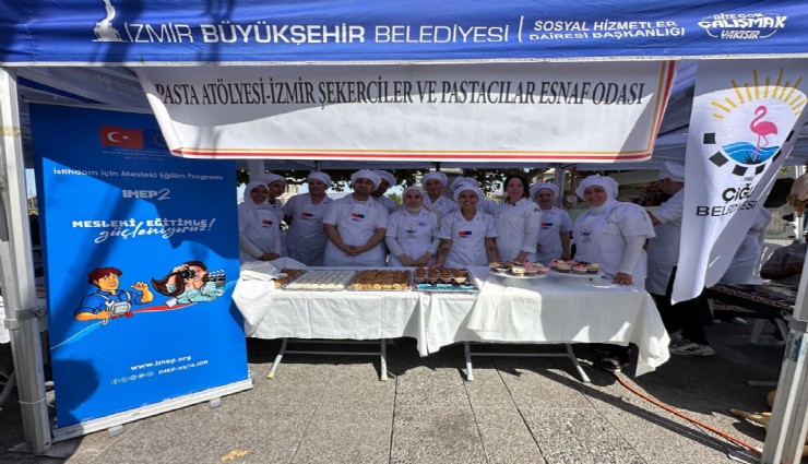 Çiğli’nin meslek kursiyerleri Ahilik Haftası’nda hünerlerini sergiledi