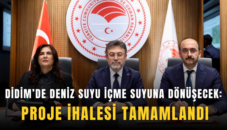 Didim’de deniz suyu içme suyuna dönüşecek: Proje ihalesi tamamlandı