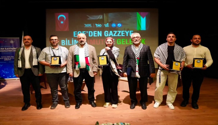 Ege Üniversitesi'nden Gazze için anlamlı destek