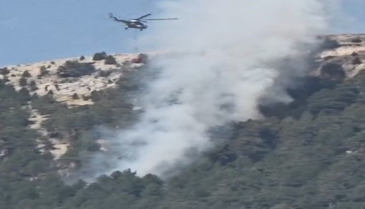 Fethiye'de korkutan orman yangını