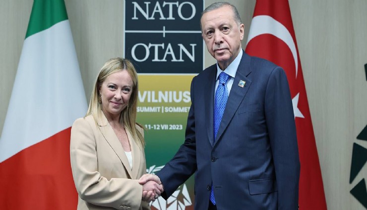 İtalya Başbakanı Meloni’den, Cumhurbaşkanı Erdoğan’a teşekkür