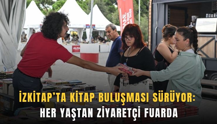 İZKİTAP’ta kitap buluşması sürüyor: Her yaştan ziyaretçi fuarda