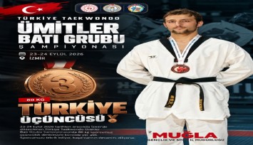 İzmir'de Muğla gururu: Semih Karabacak Türkiye üçüncüsü