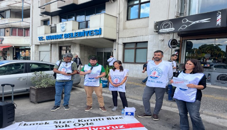 Konak Belediyesi'nde TİS krizi büyüyor: Tüm Bel-Sen'den yarım gün iş bırakma kararı