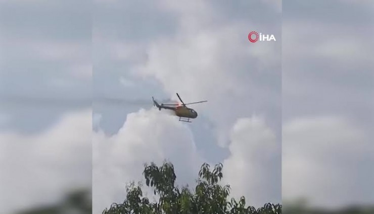 Malezya'da sağlık ekibini taşıyan helikopter düştü: 5 ölü