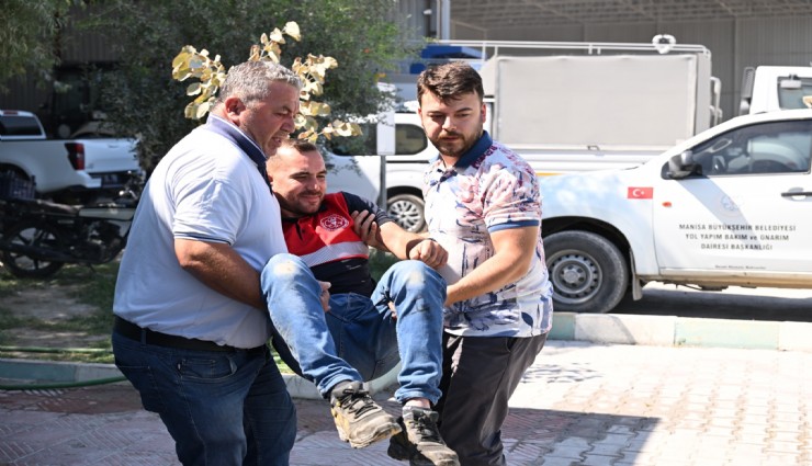Manisa Büyükşehir personeline yangın ve tahliye tatbikatı