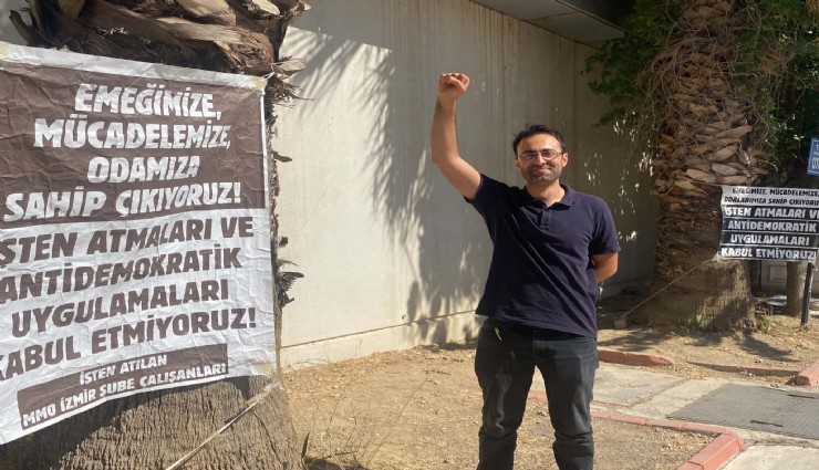 MMO İzmir'de oturma eylemi 3. haftasında
